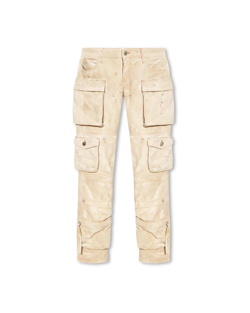 The Attico Natural Straight Fit Jeans