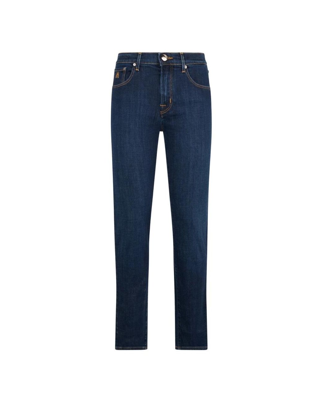 Moorer Blue Straight Jeans
