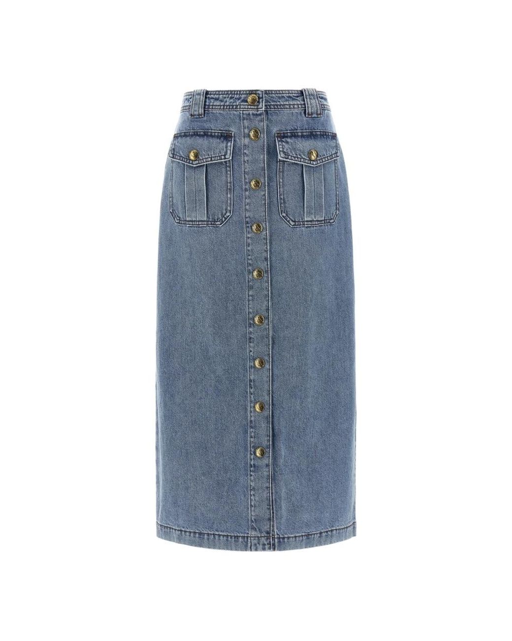Denim Skirts Zimmermann de color Blue