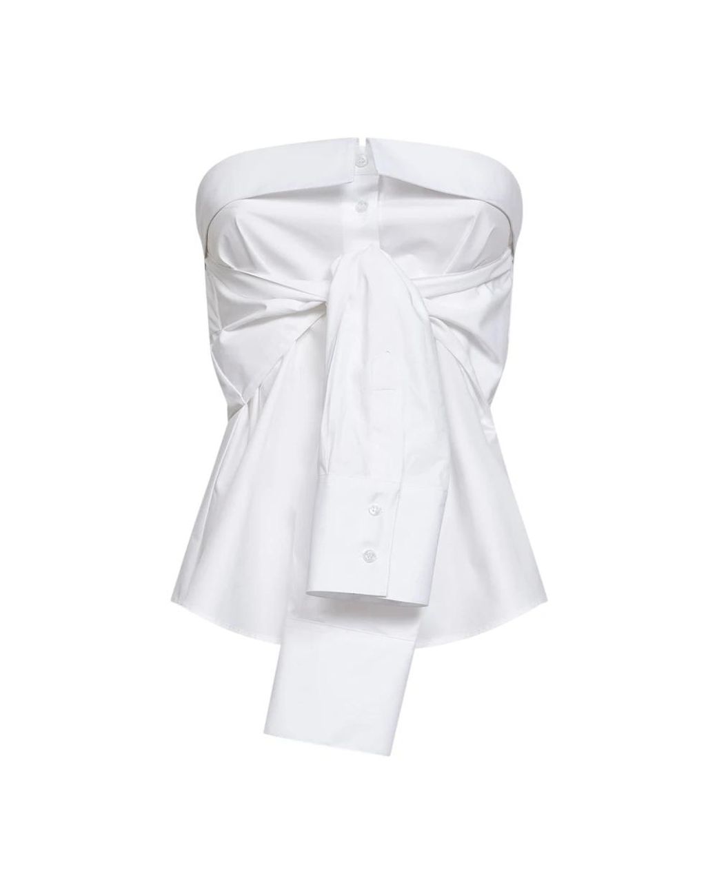 GIUSEPPE DI MORABITO White Sleeveless Tops