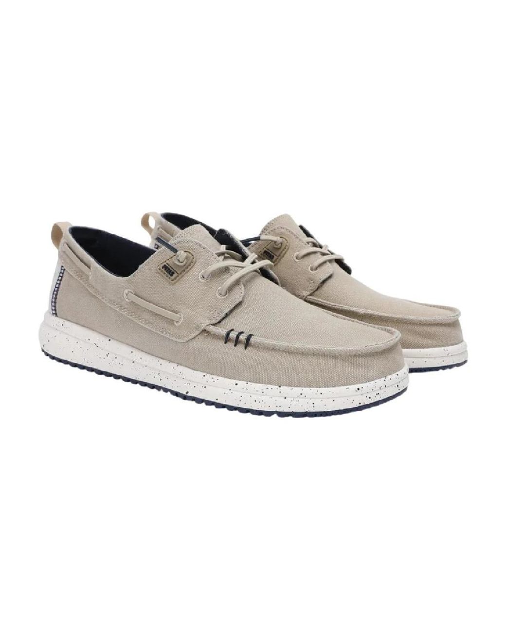 WALK IN PITAS White Boat Shoes for men