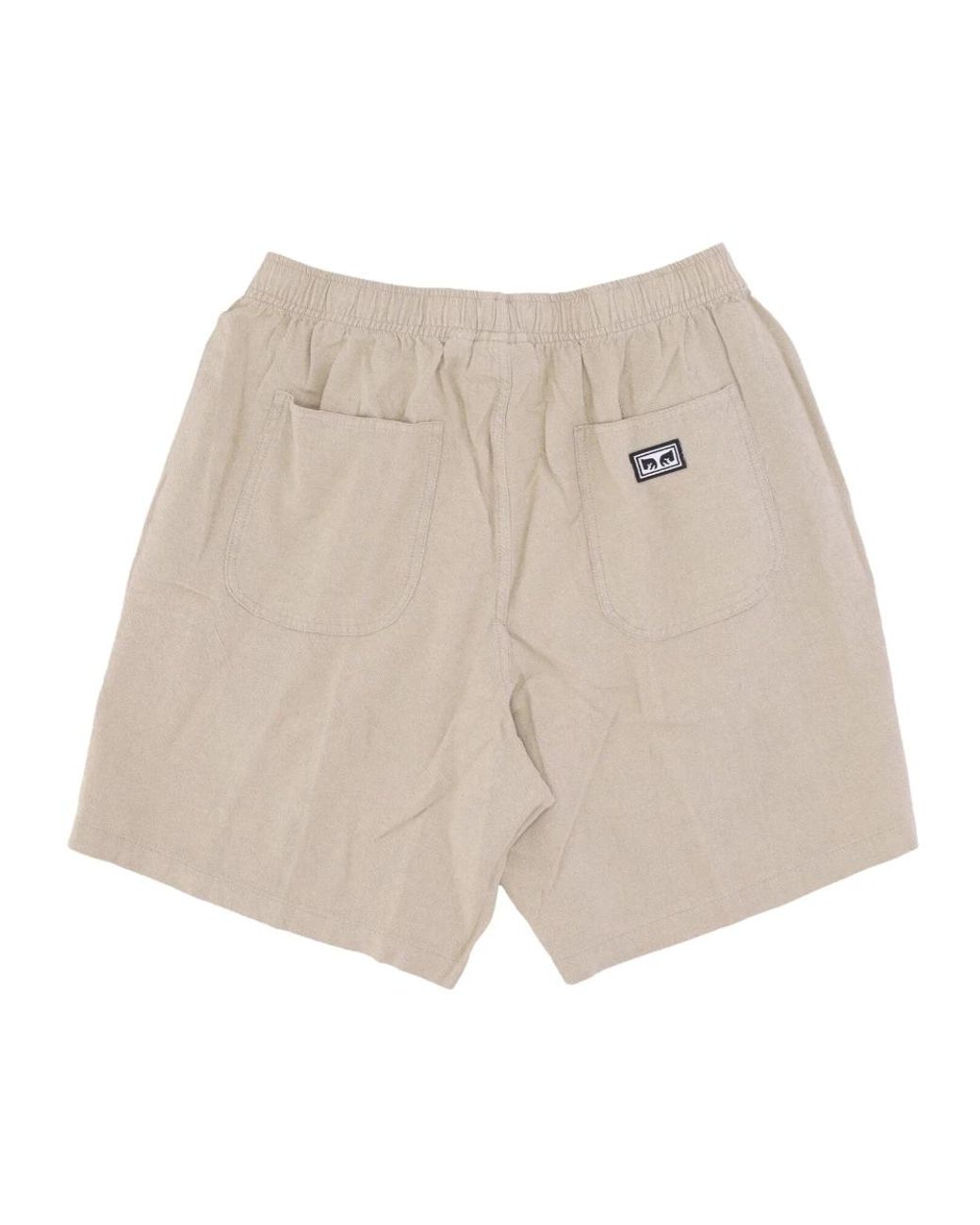Obey Natural Casual Shorts for men