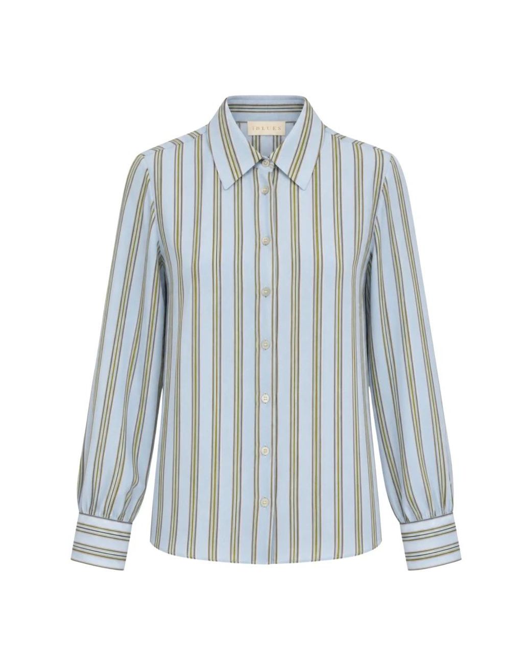 iBlues Zijden Blouse in het Blue