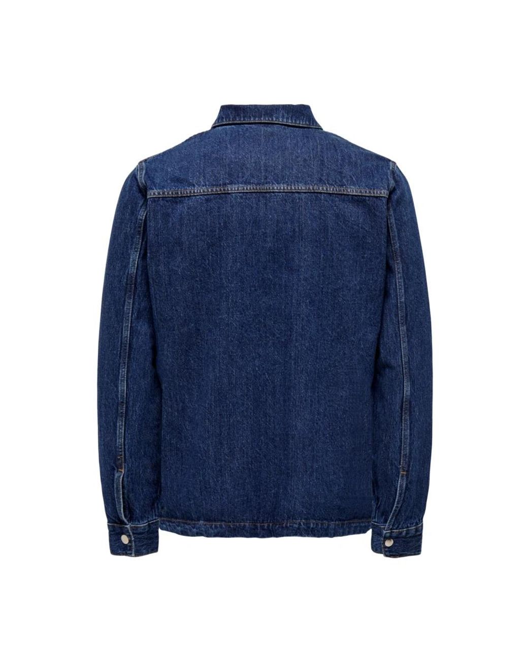 Denim Shirts Only & Sons de hombre de color Blue