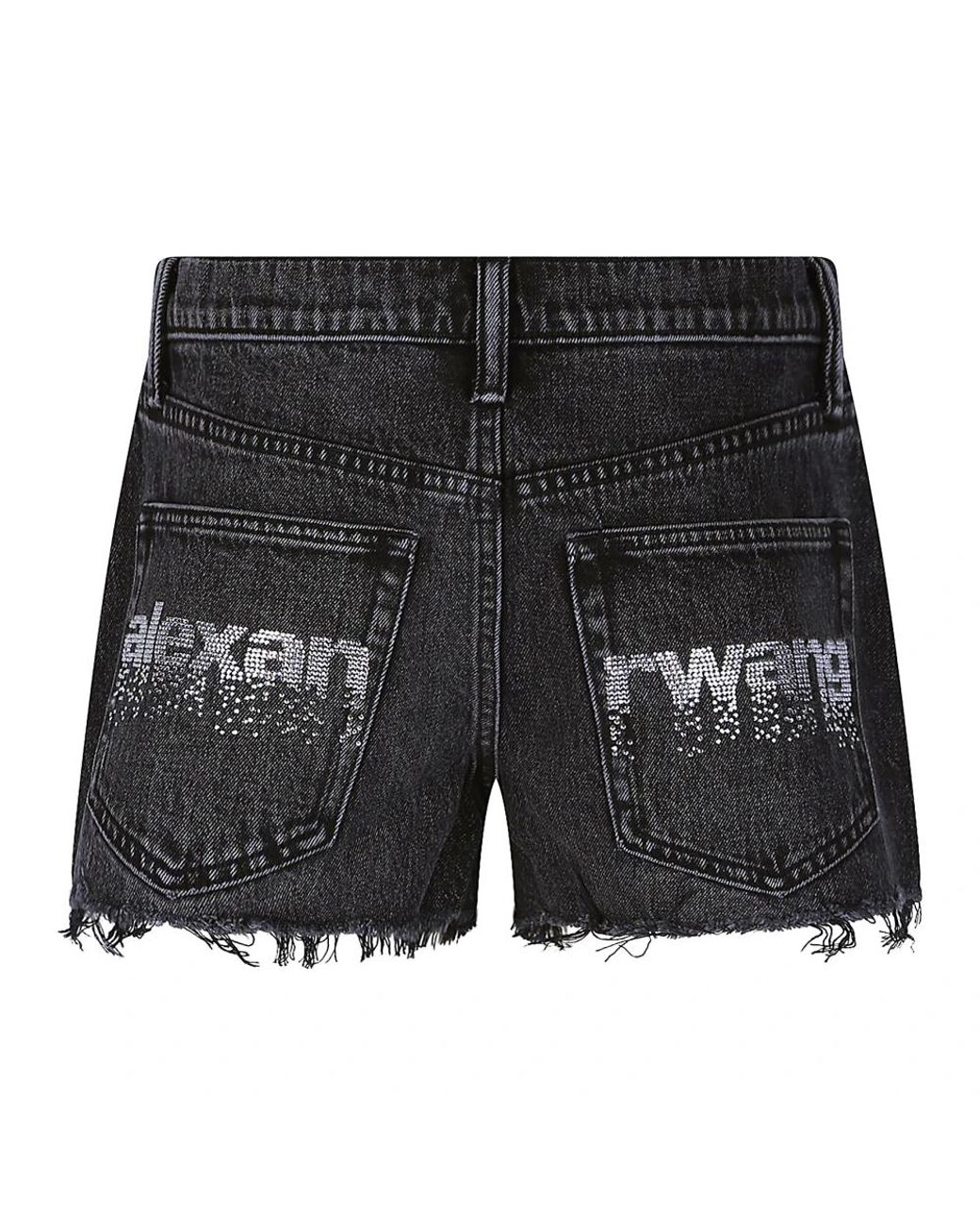 Alexander Wang Black Denim Shorts
