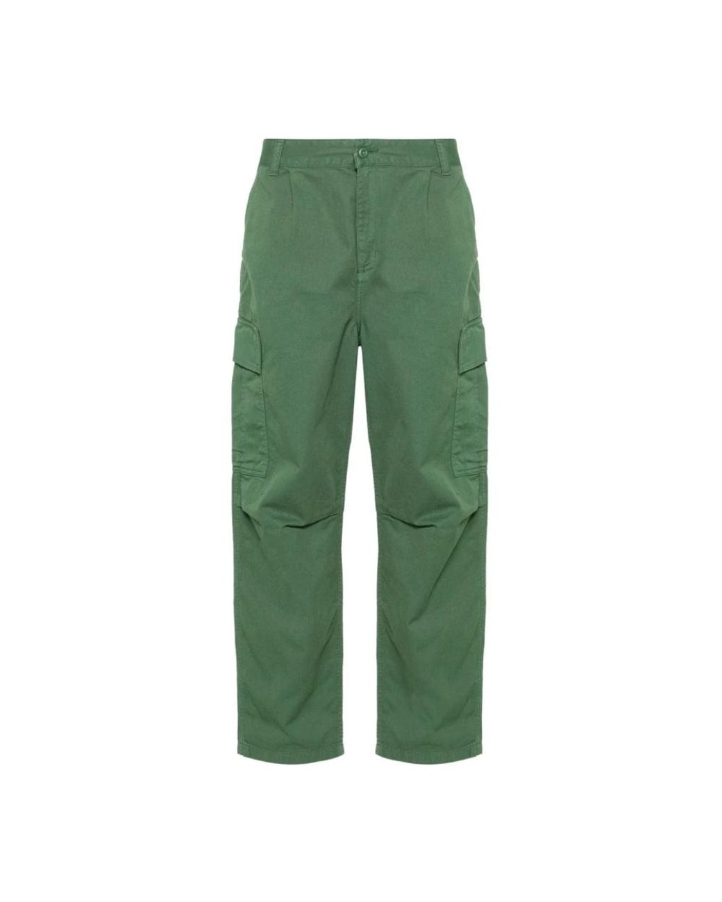 Carhartt Green Straight Trousers for men