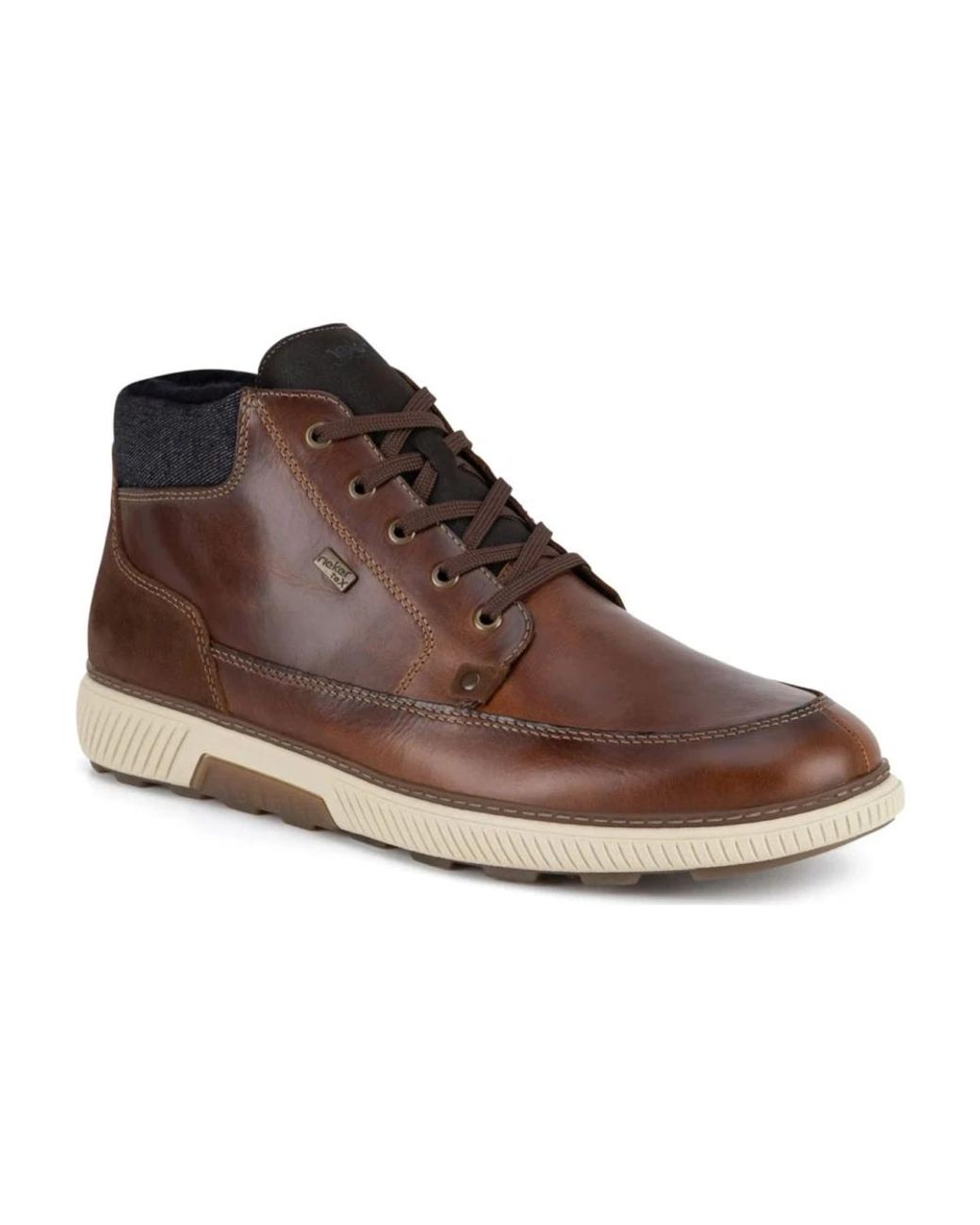 Rieker Brown Lace-Up Boots for men