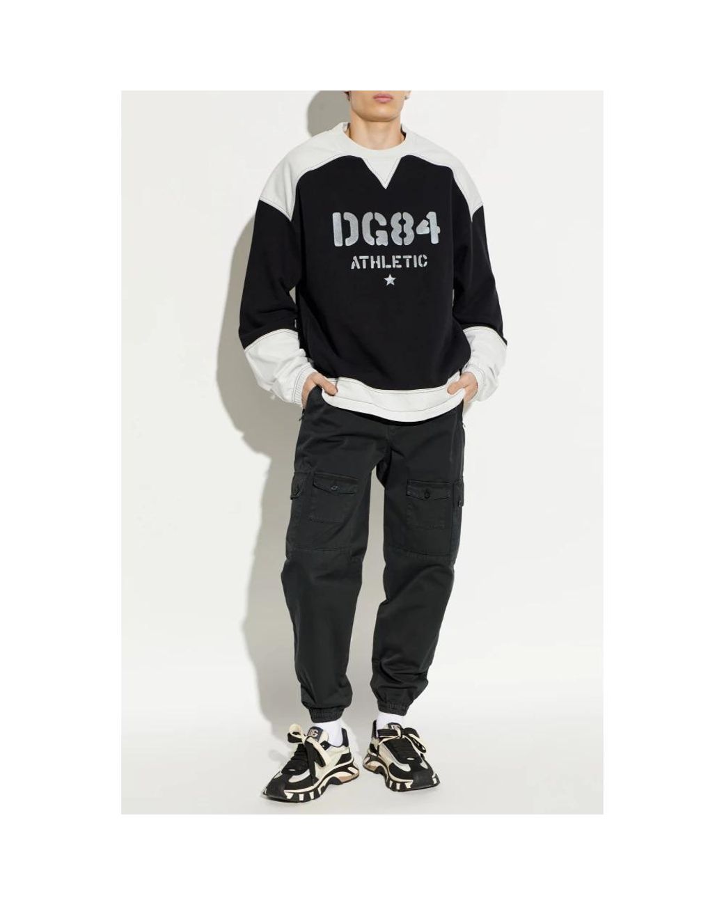 Dolce & Gabbana Black Sweatshirts for men