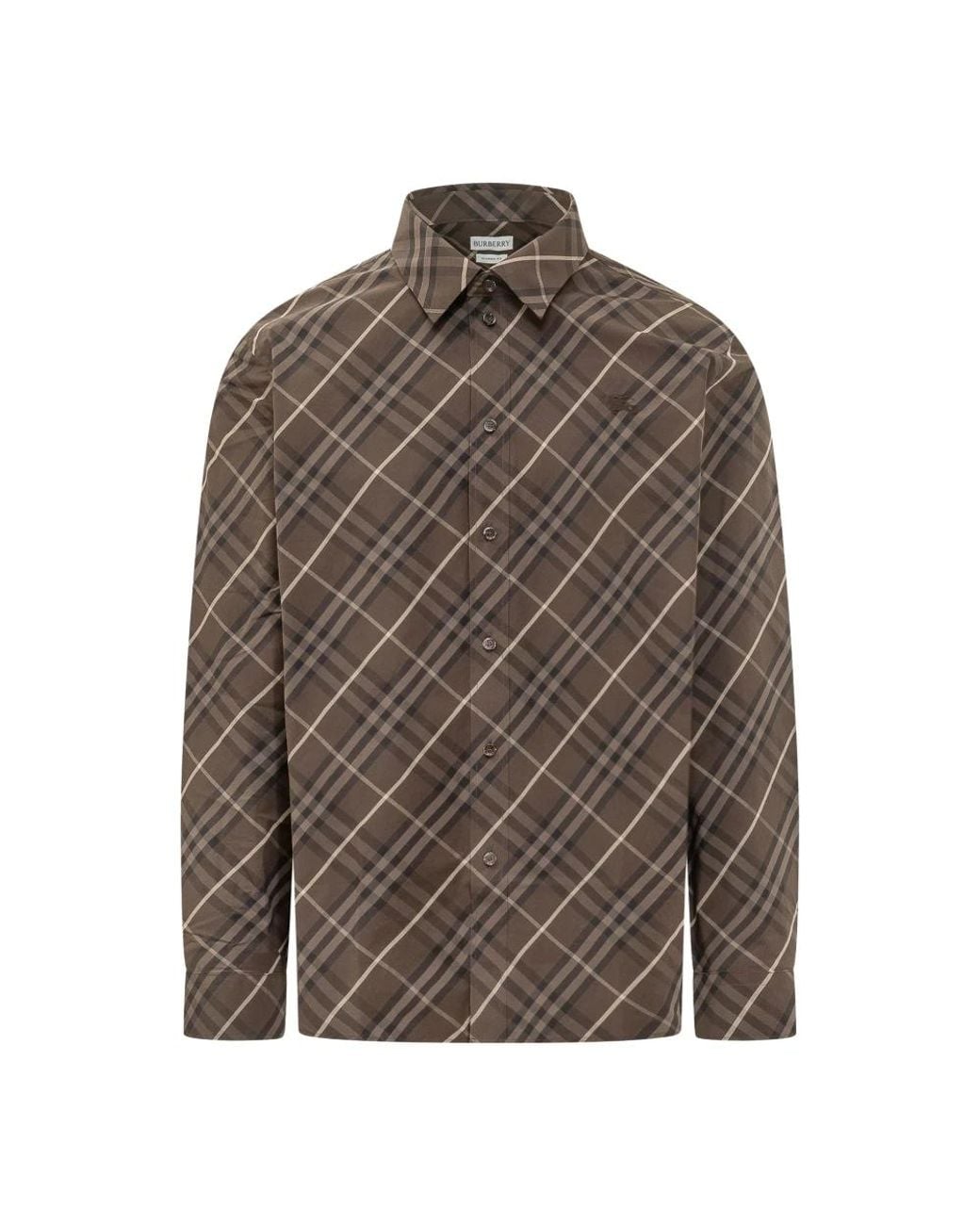 Burberry Brown Formal Shirts for men