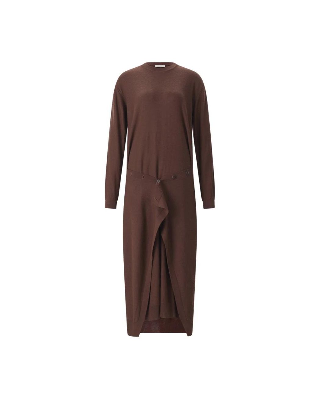 Lemaire Brown Knitted Dresses