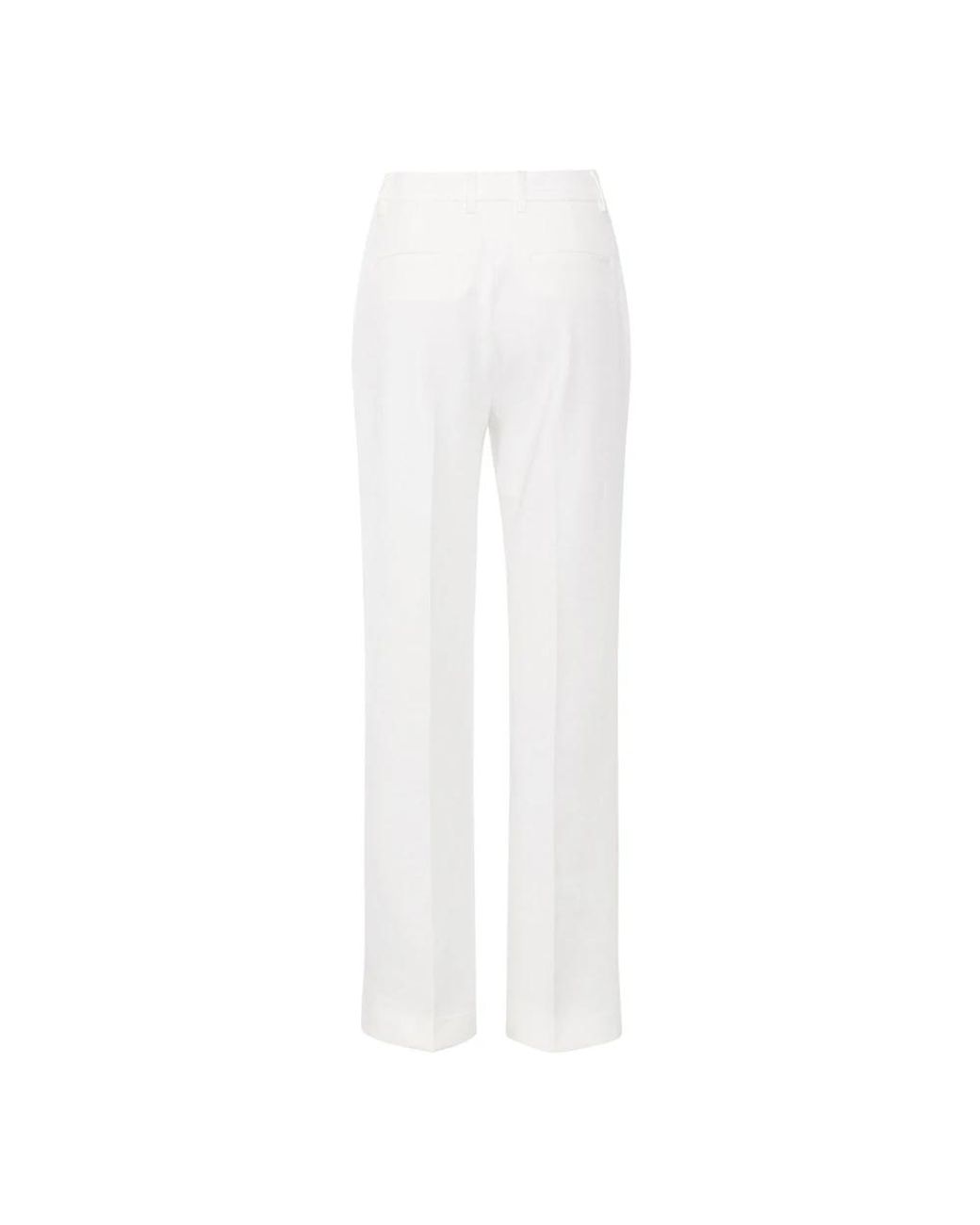 Heartmade White Straight Trousers