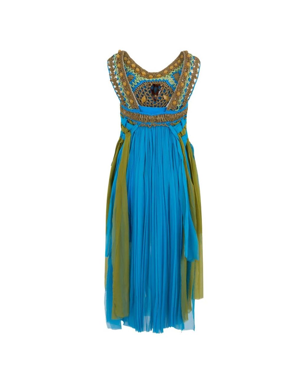 Alberta Ferretti Blue Midi Dresses