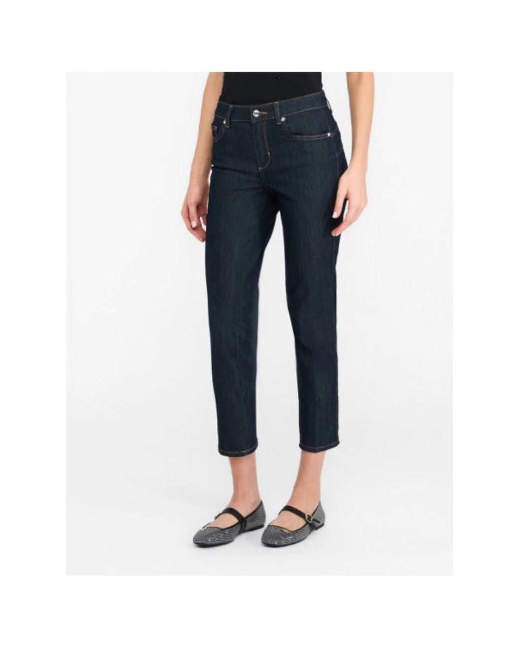 Liu Jo Blue Cropped Jeans