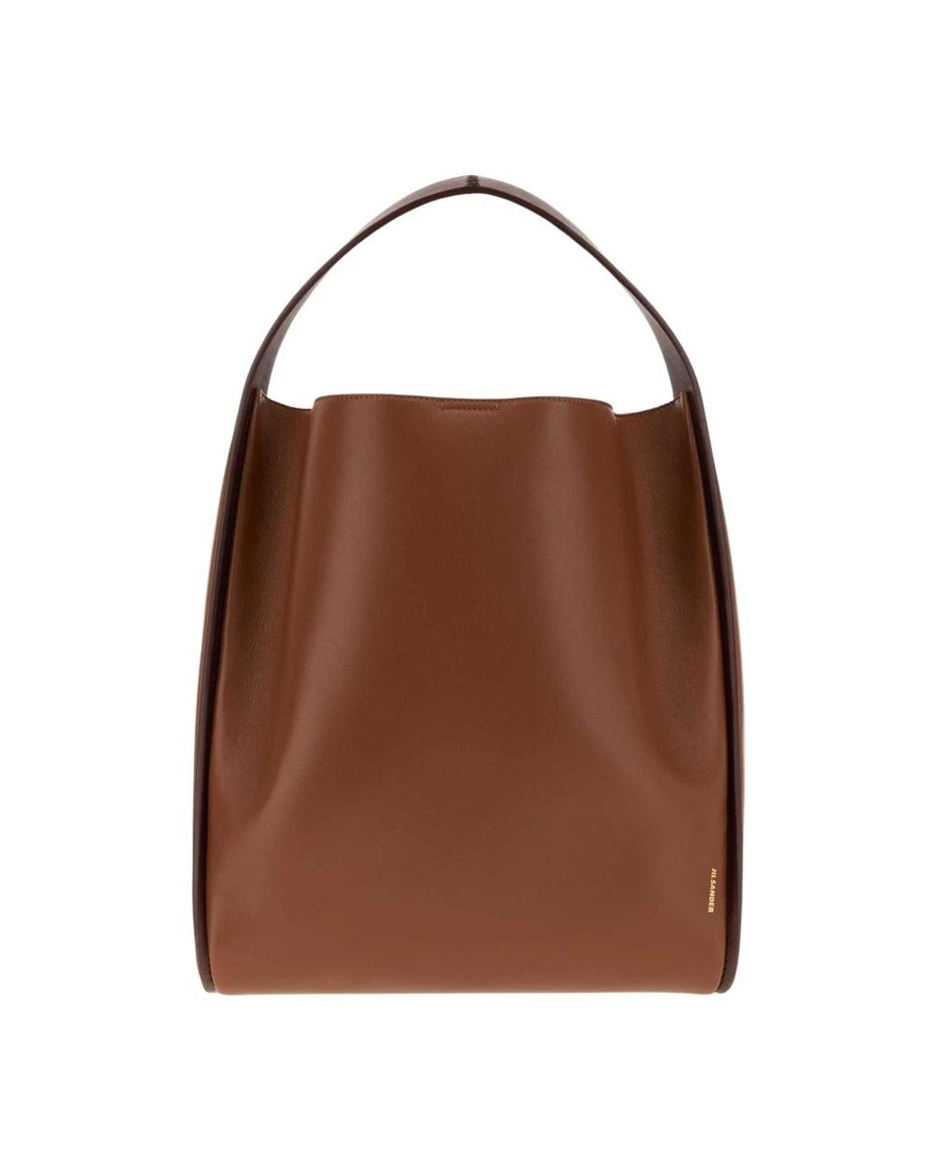 Jil Sander Brown Bucket Bags