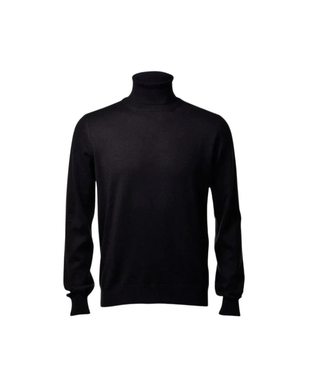 Gran Sasso Black Turtlenecks for men