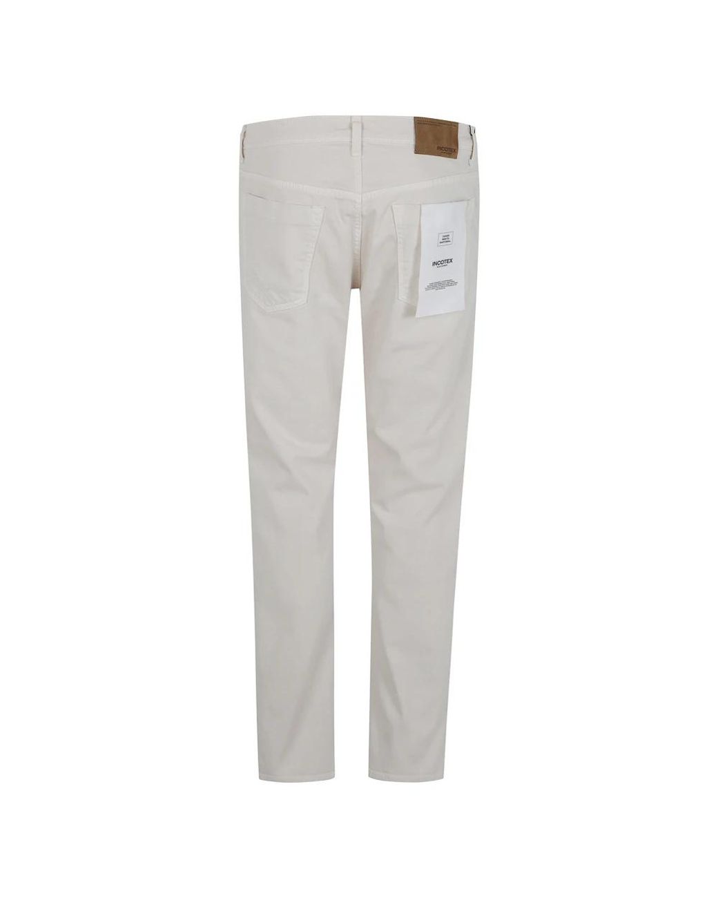 Straight Jeans Incotex de hombre de color Gray