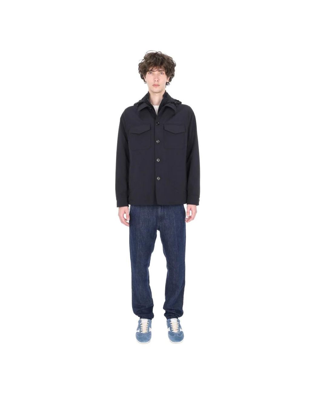Moorer Blue Light Jackets for men