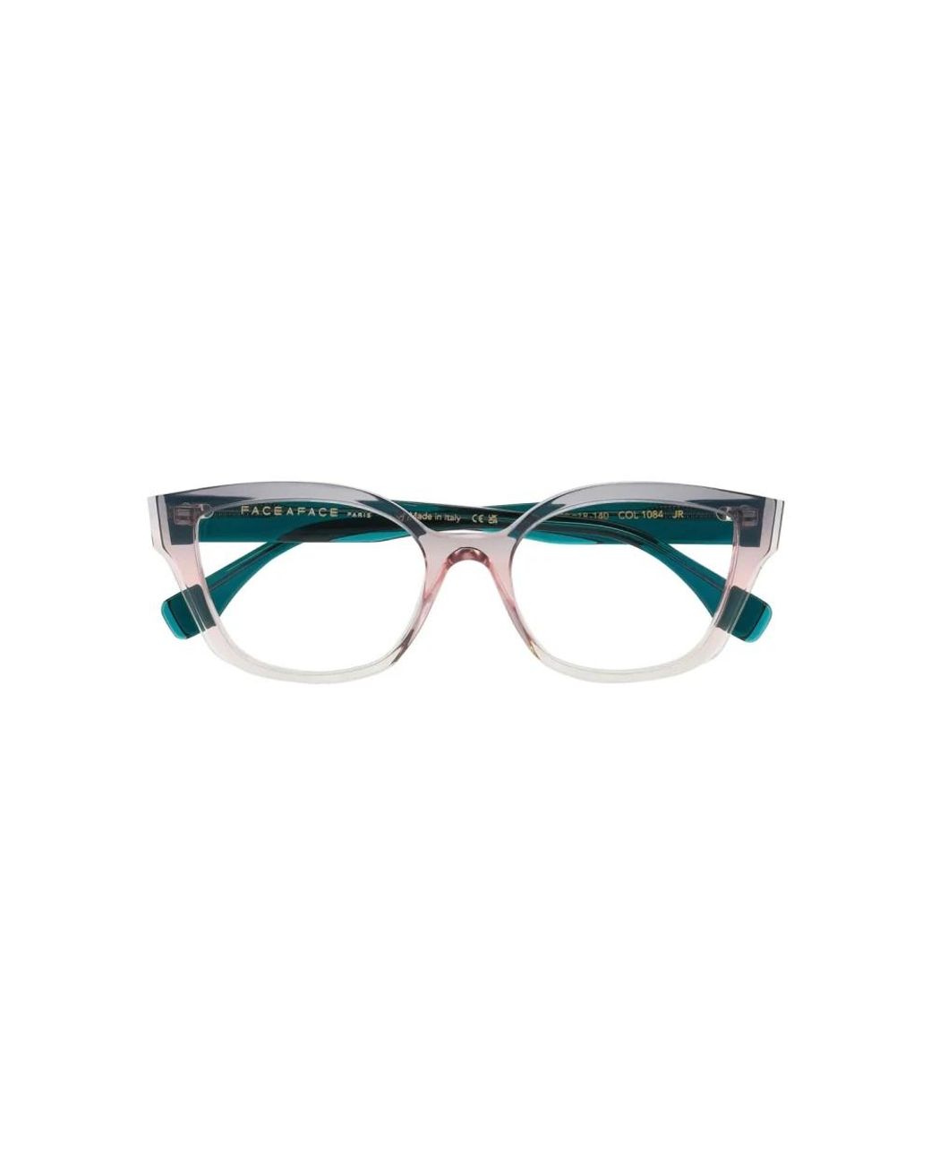 Face A Face Blue Glasses