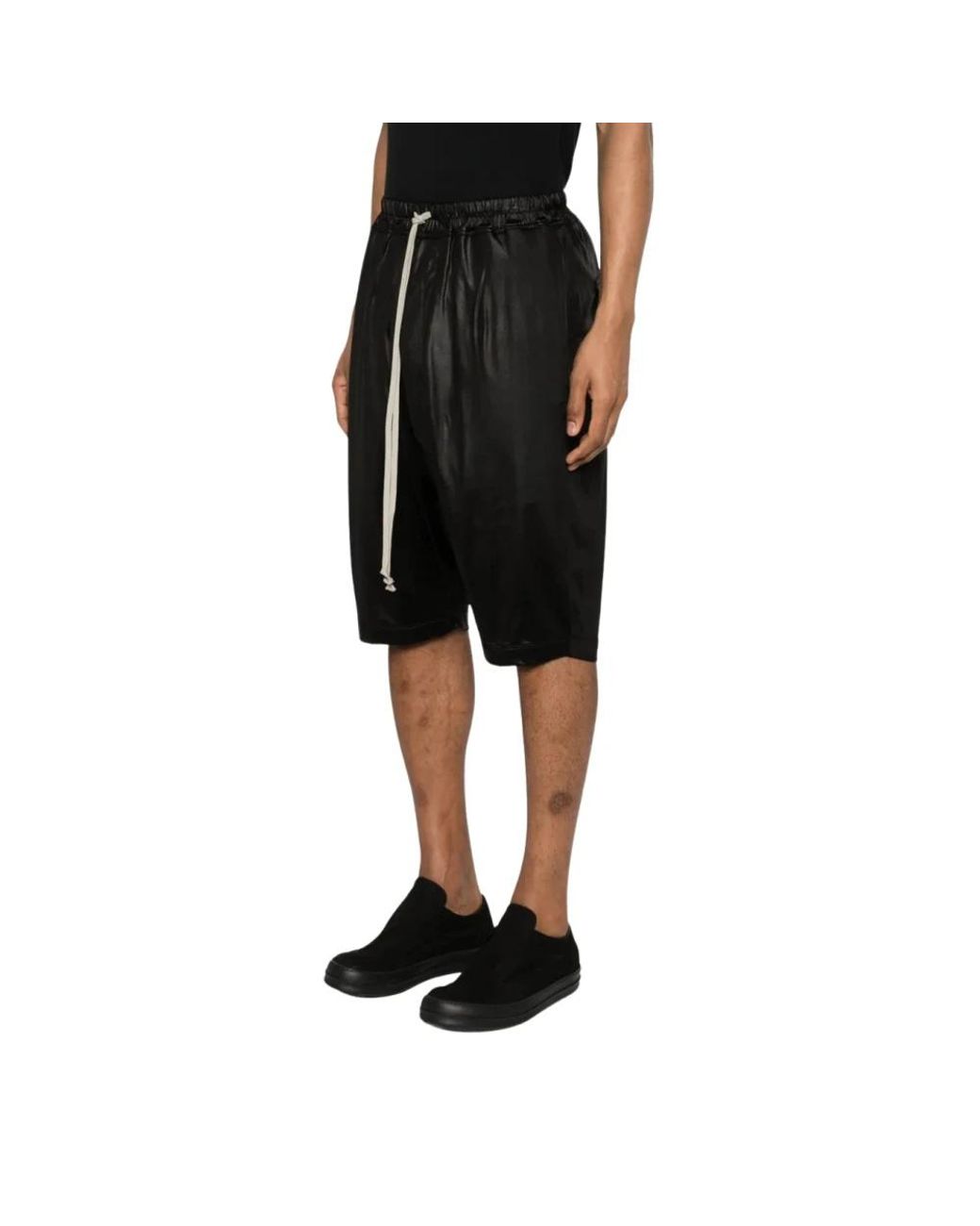 Rick Owens Black Bermudas for men