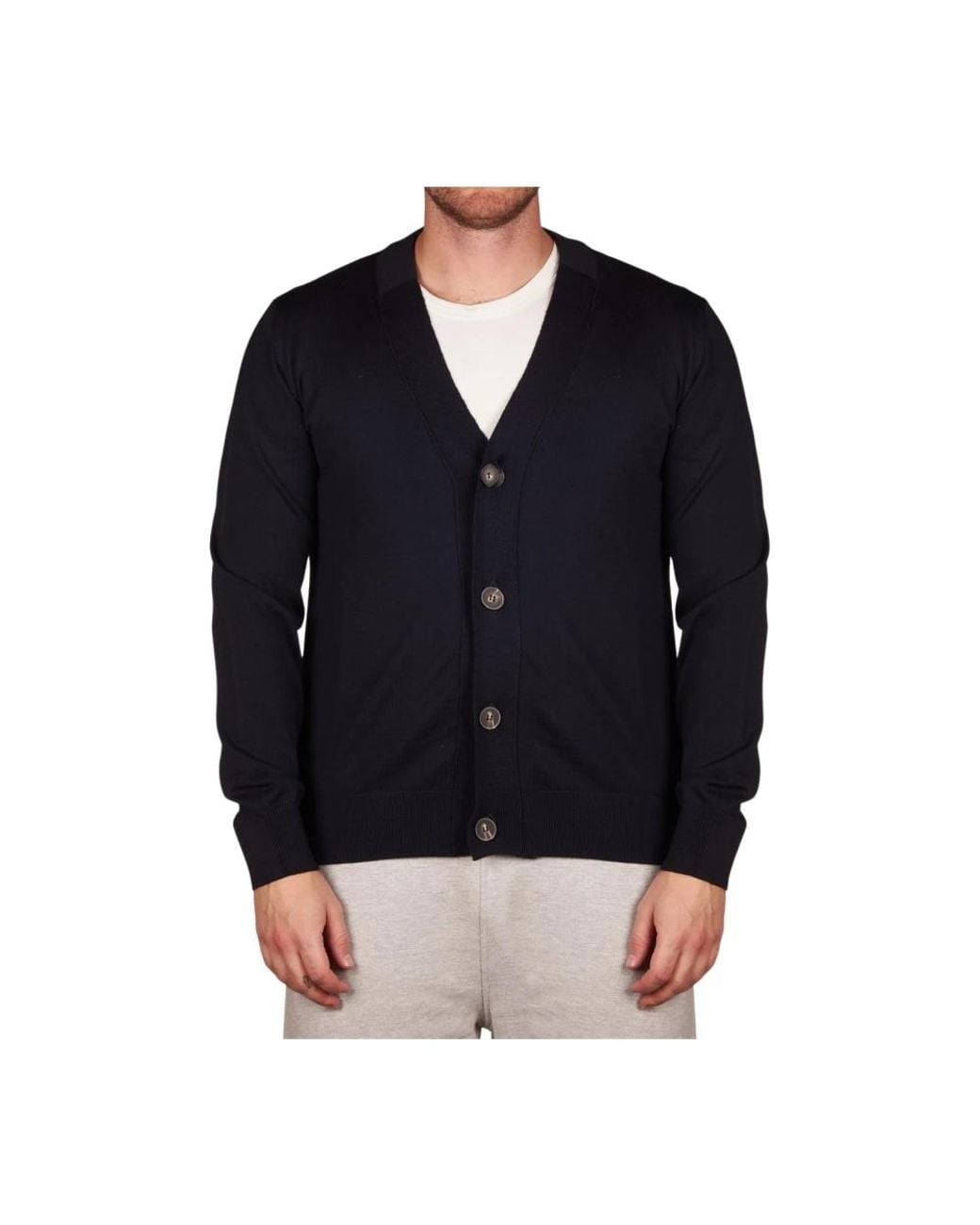 Cardigans Alpha Studio de hombre de color Blue