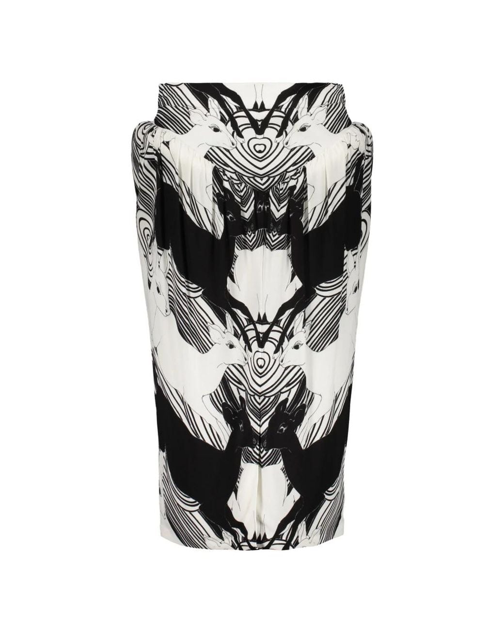 Burberry Metallic Midi Skirts