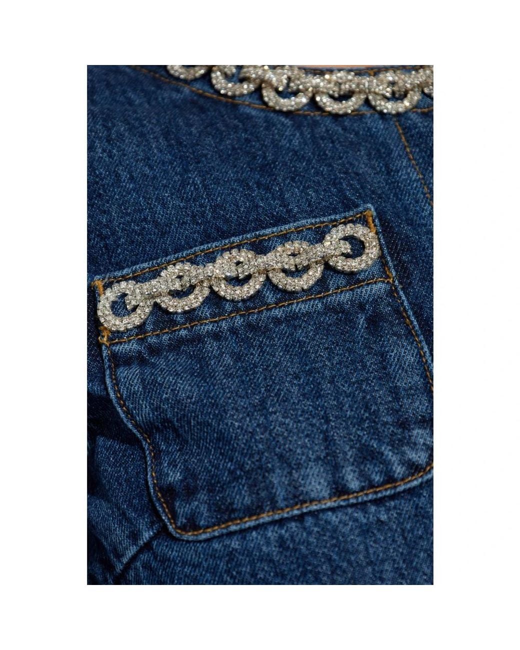 Self-Portrait Blue Denim Jackets