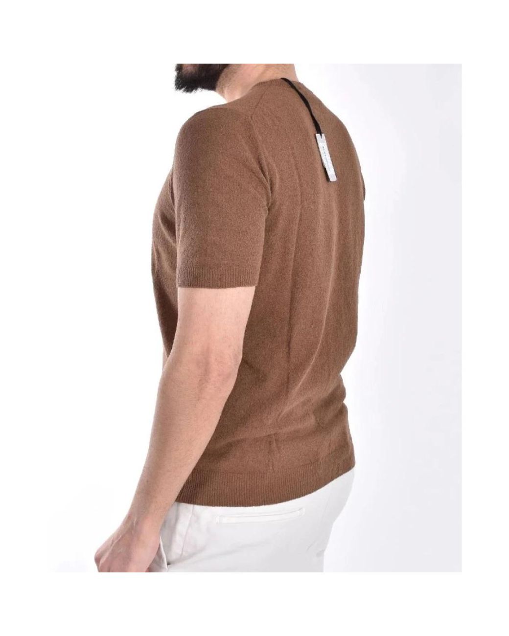 Gran Sasso Brown Round-Neck Knitwear for men