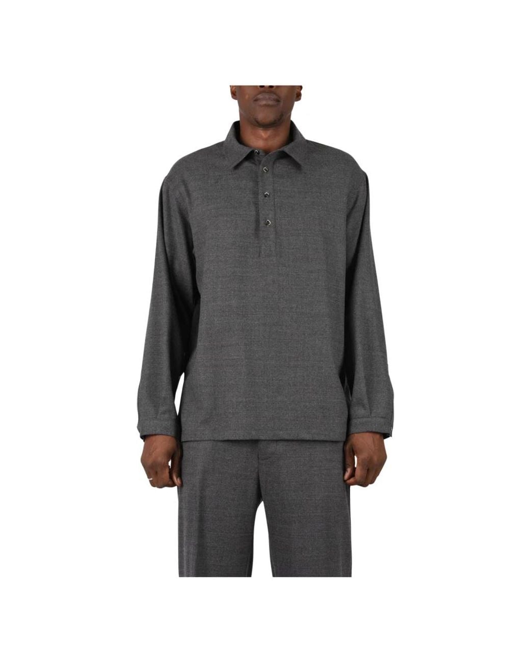 Nine:inthe:morning Gray Casual Shirts for men