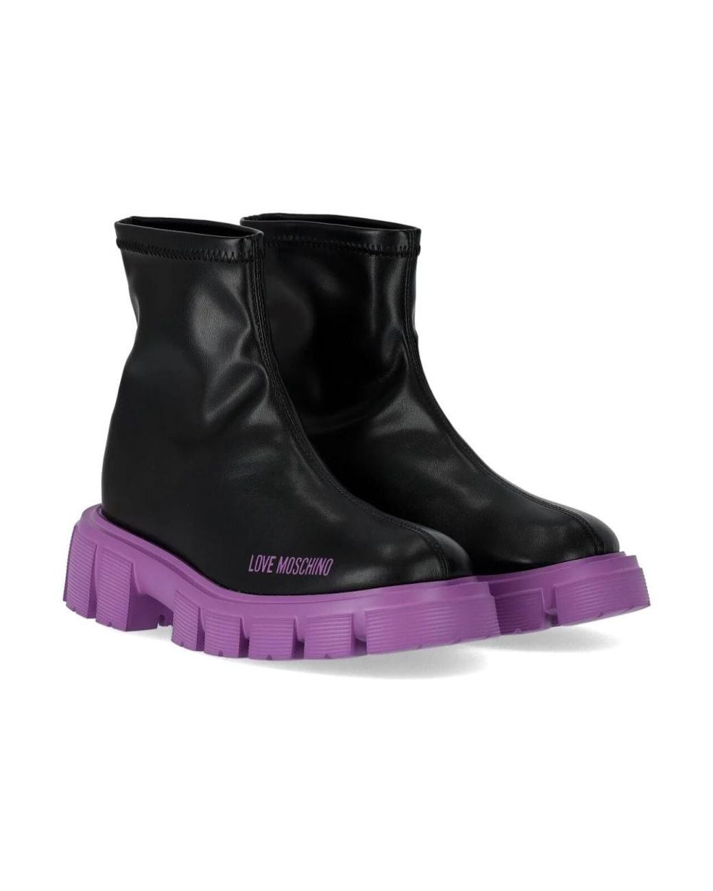 Love Moschino Black Ankle Boots