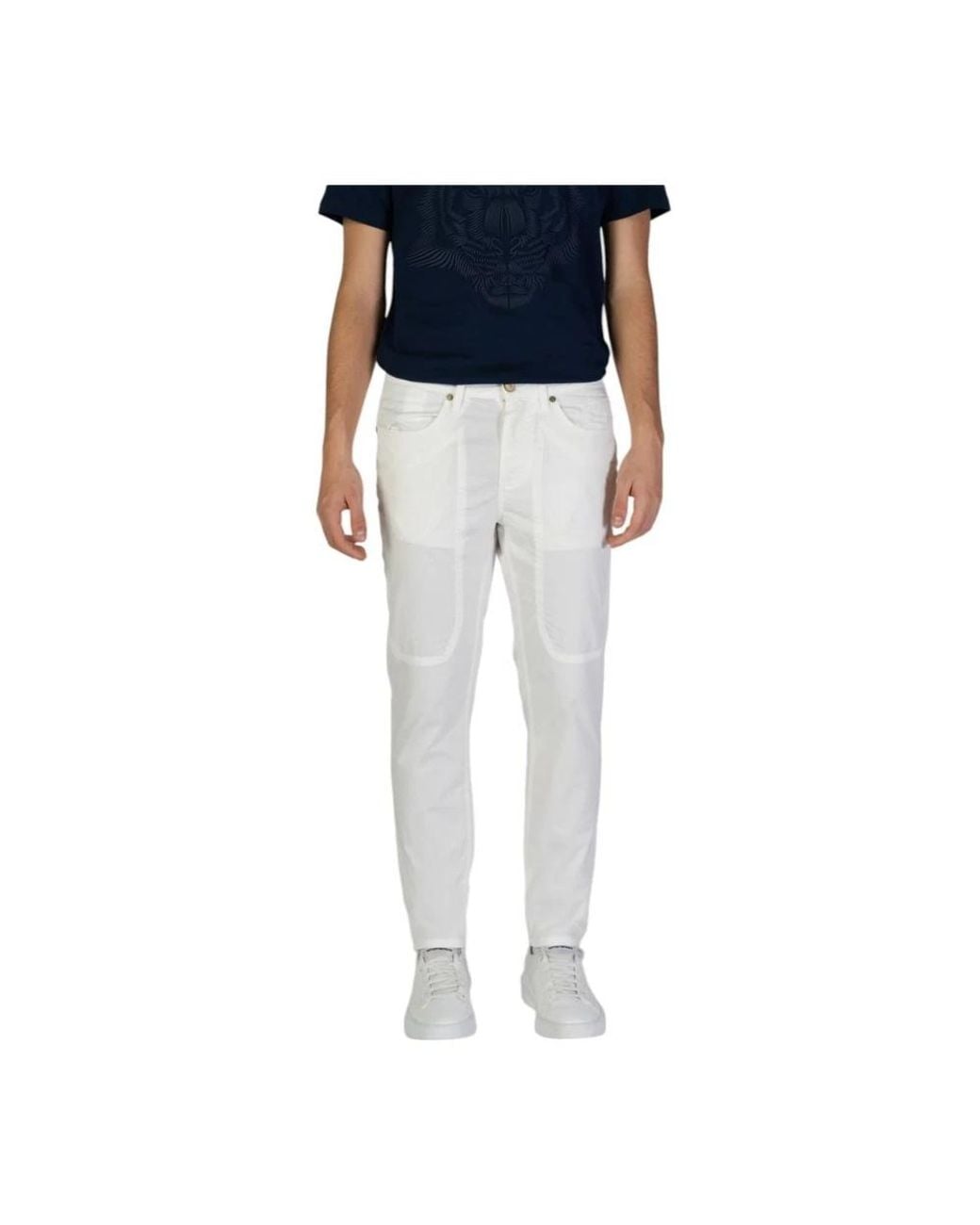 Jeckerson Blue Slim Fit Jeans for men