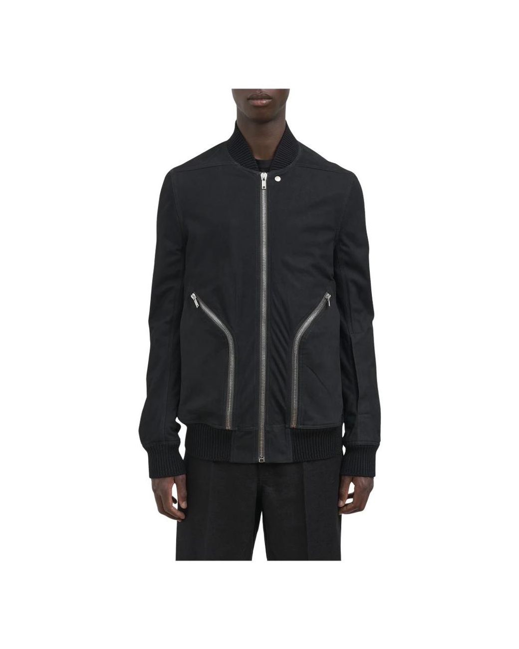 Rick Owens Black Bomber Jackets for men