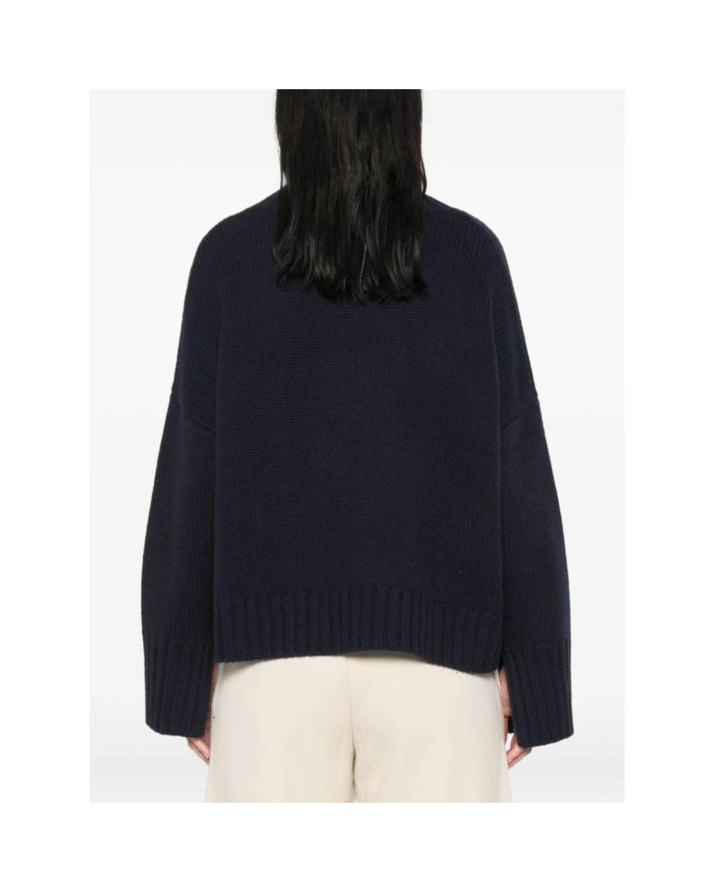 Soft Goat Blue Cashmere Knitwear