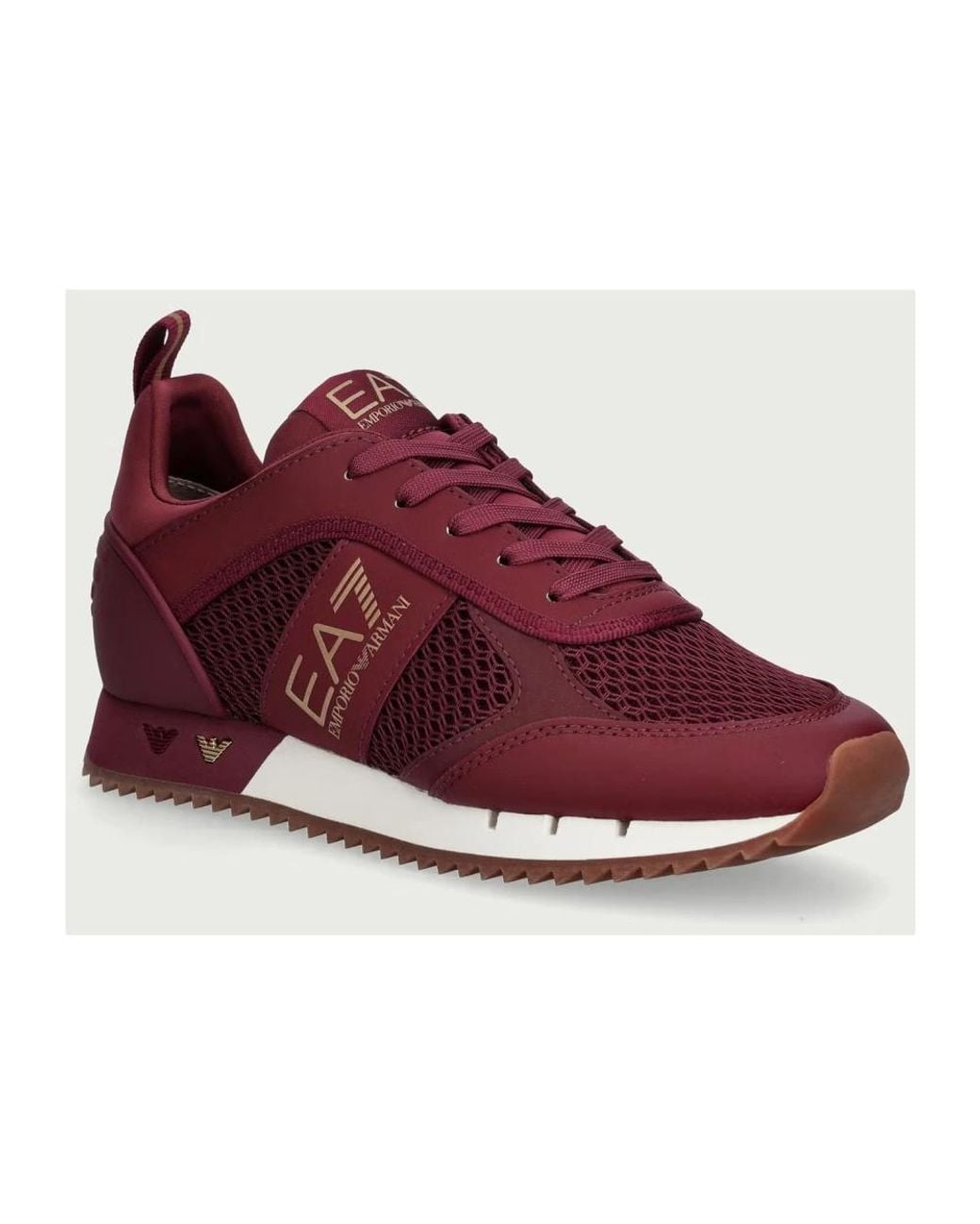 EA7 Mesh Sneaker in Red für Herren