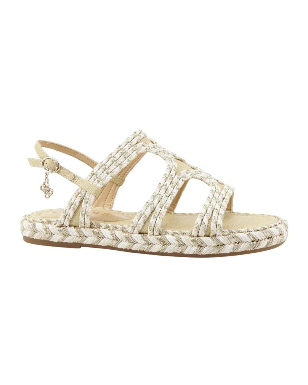 Guess Metallic Flat Sandals