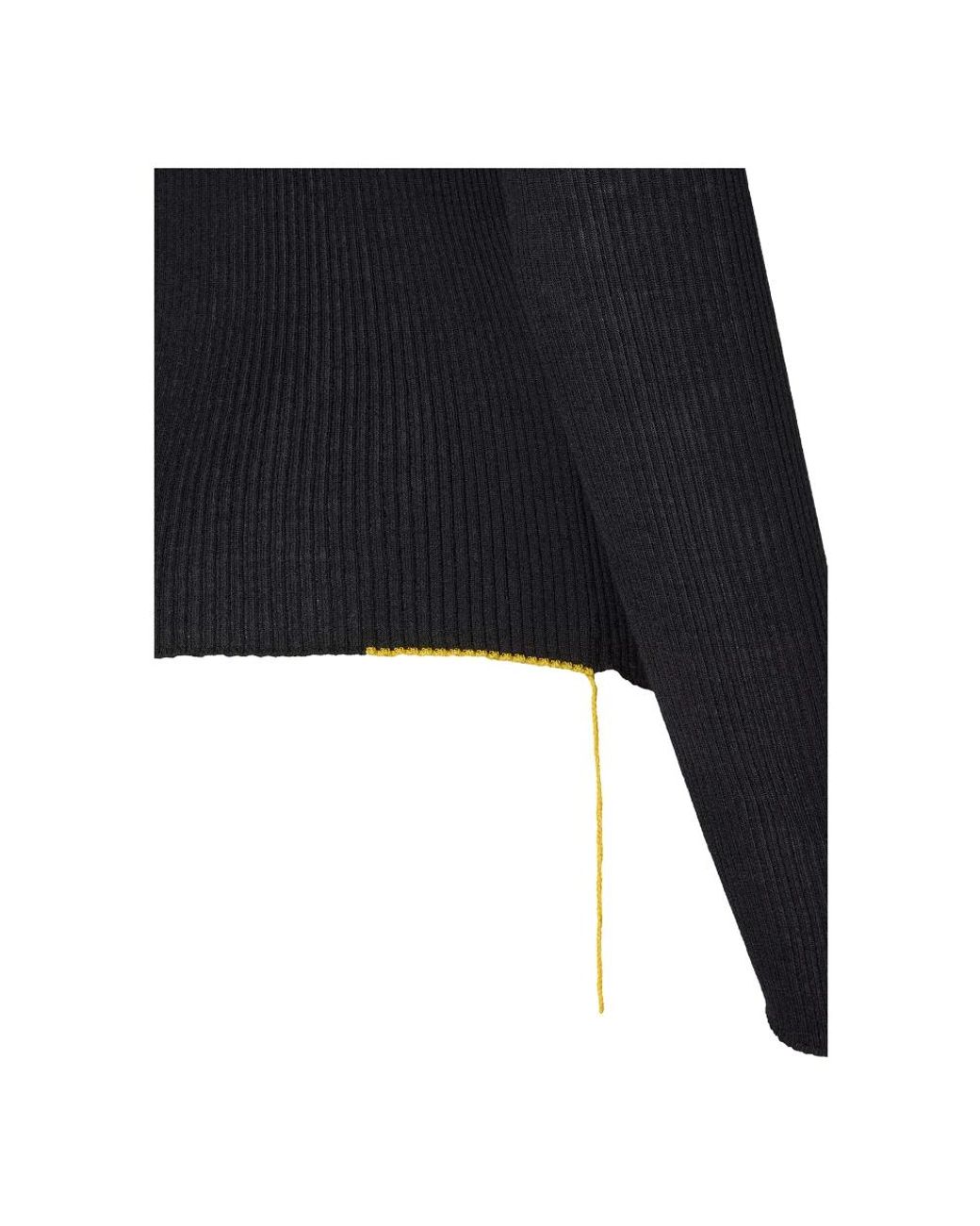 Fendi Black Round-Neck Knitwear
