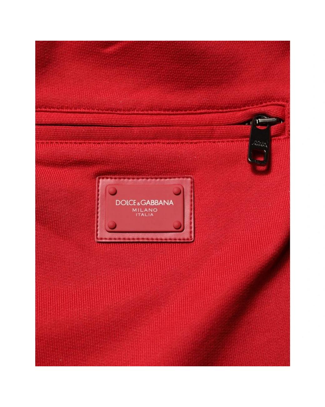 Dolce & Gabbana Red Sweatpants for men