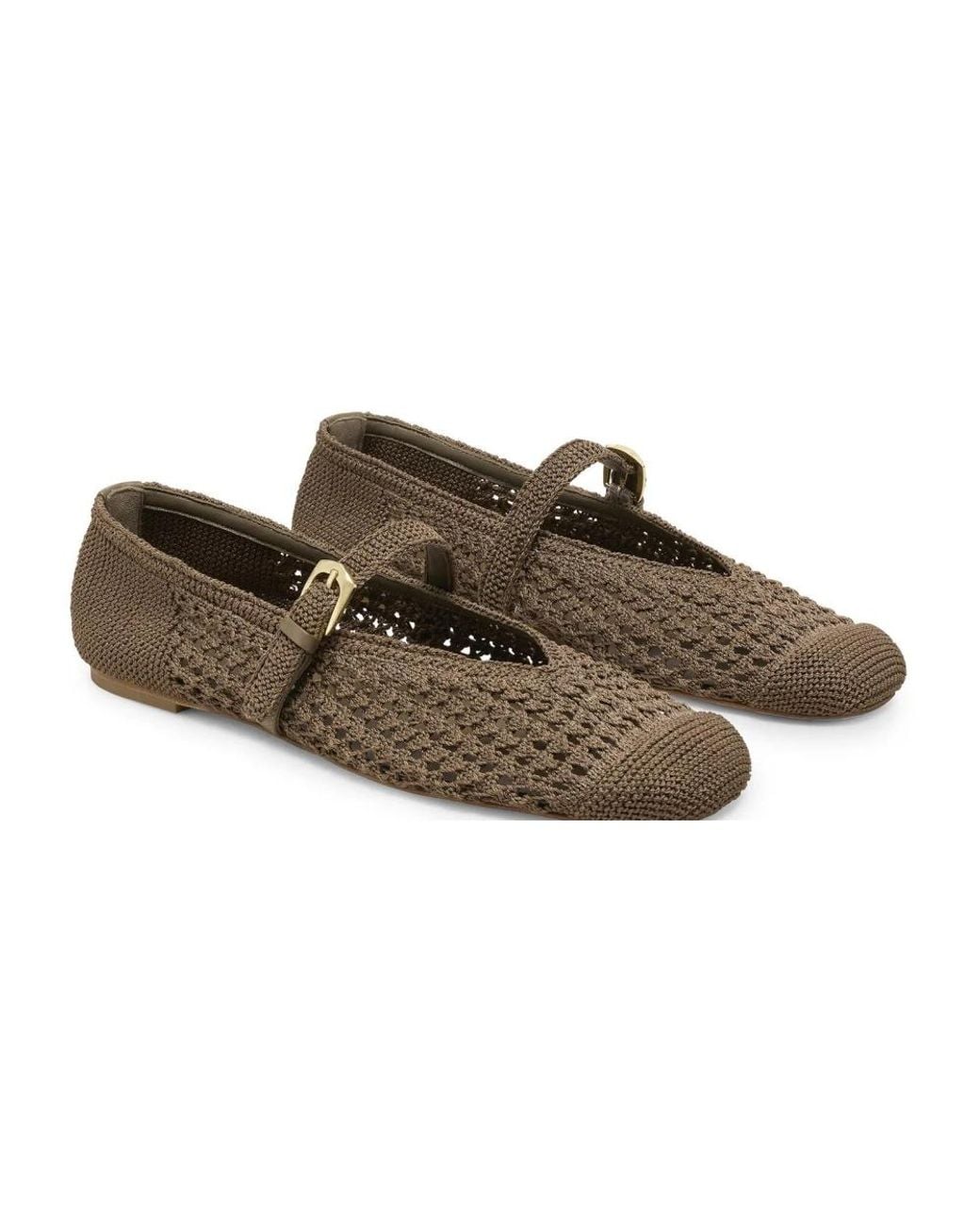 Stuart Weitzman Schoenen ,Bruin ,Leora Mary Jane Flat in het Brown