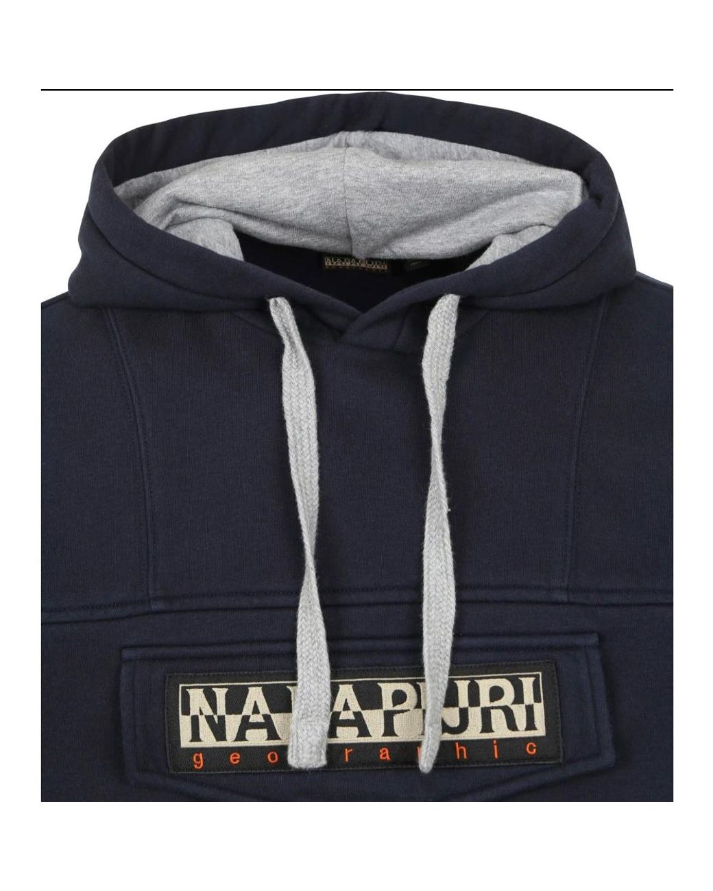 Napapijri Blue Hoodies for men