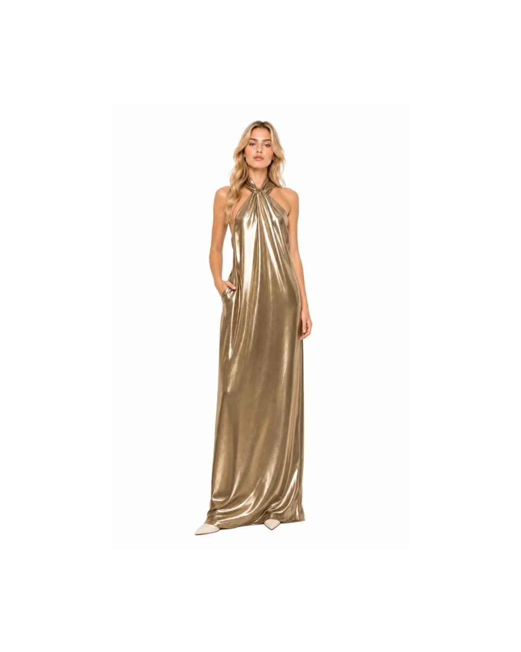 Ralph Lauren Metallic Gowns