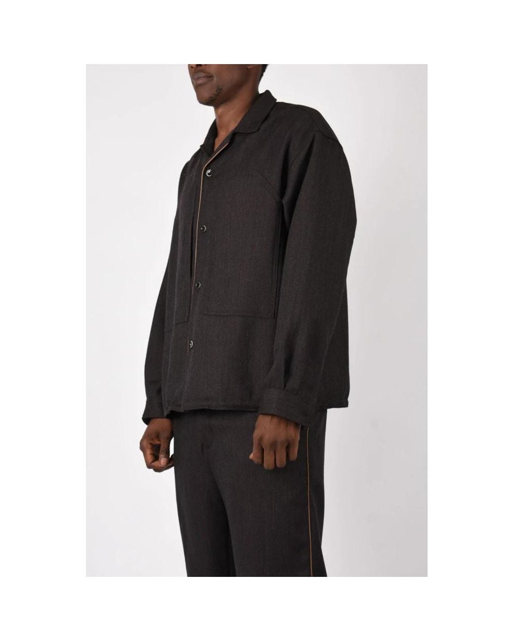 Nine:inthe:morning Black Light Jackets for men