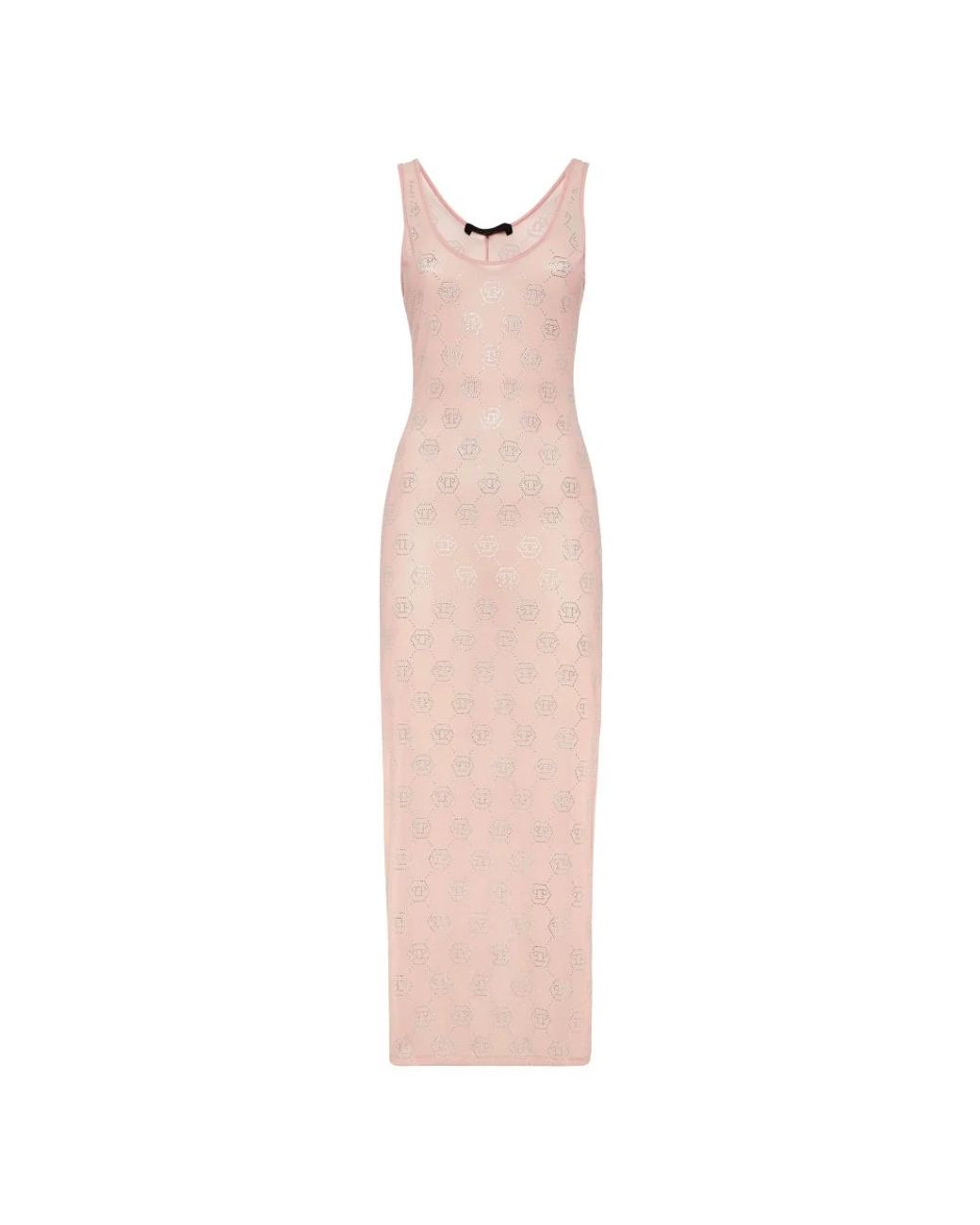 Maxi Dresses Philipp Plein de color Pink