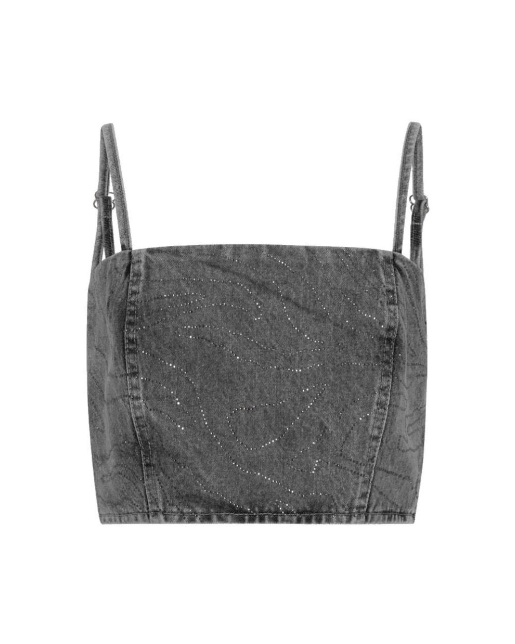 ROTATE BIRGER CHRISTENSEN Gray Sleeveless Tops