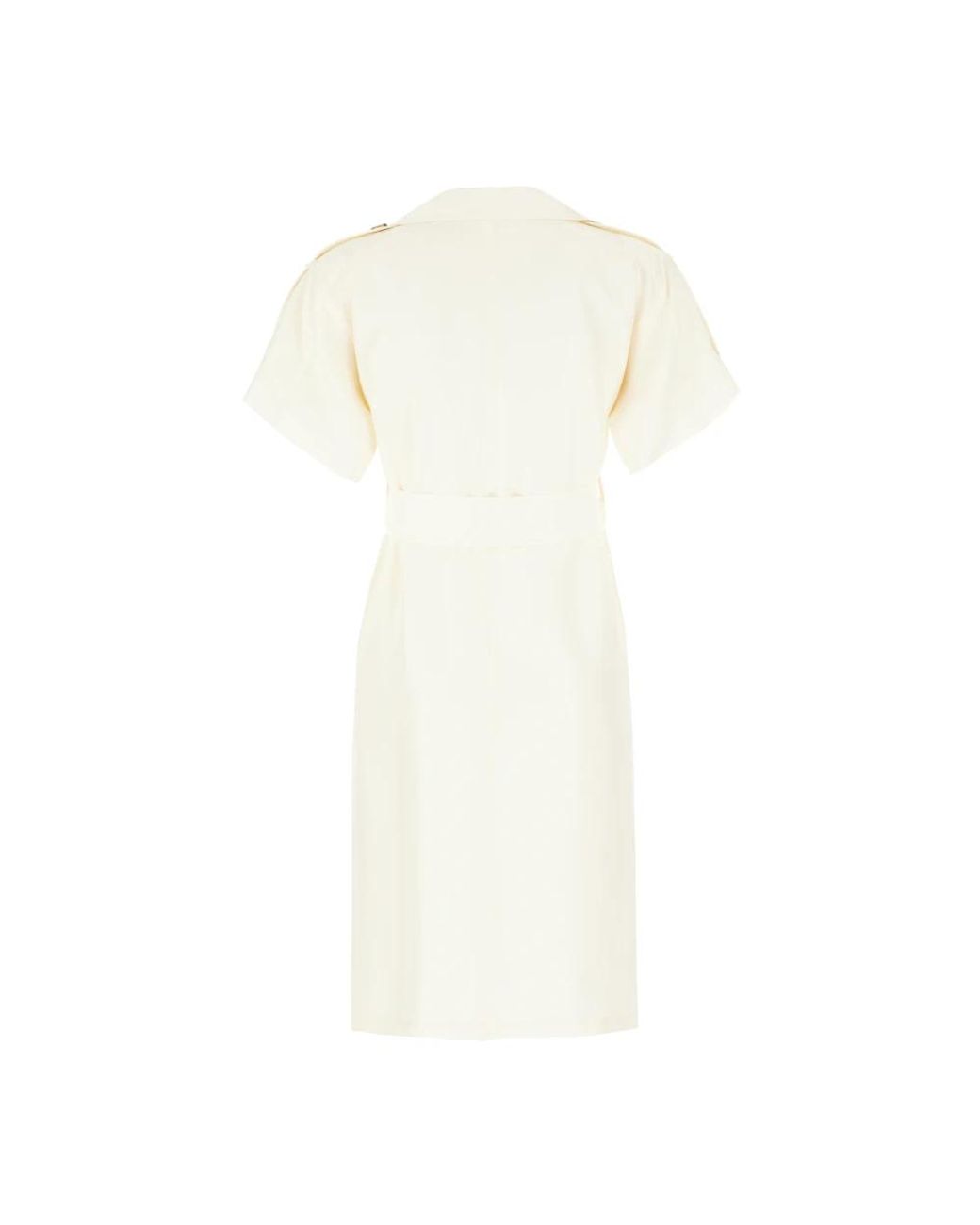 Burberry White Short Dresses