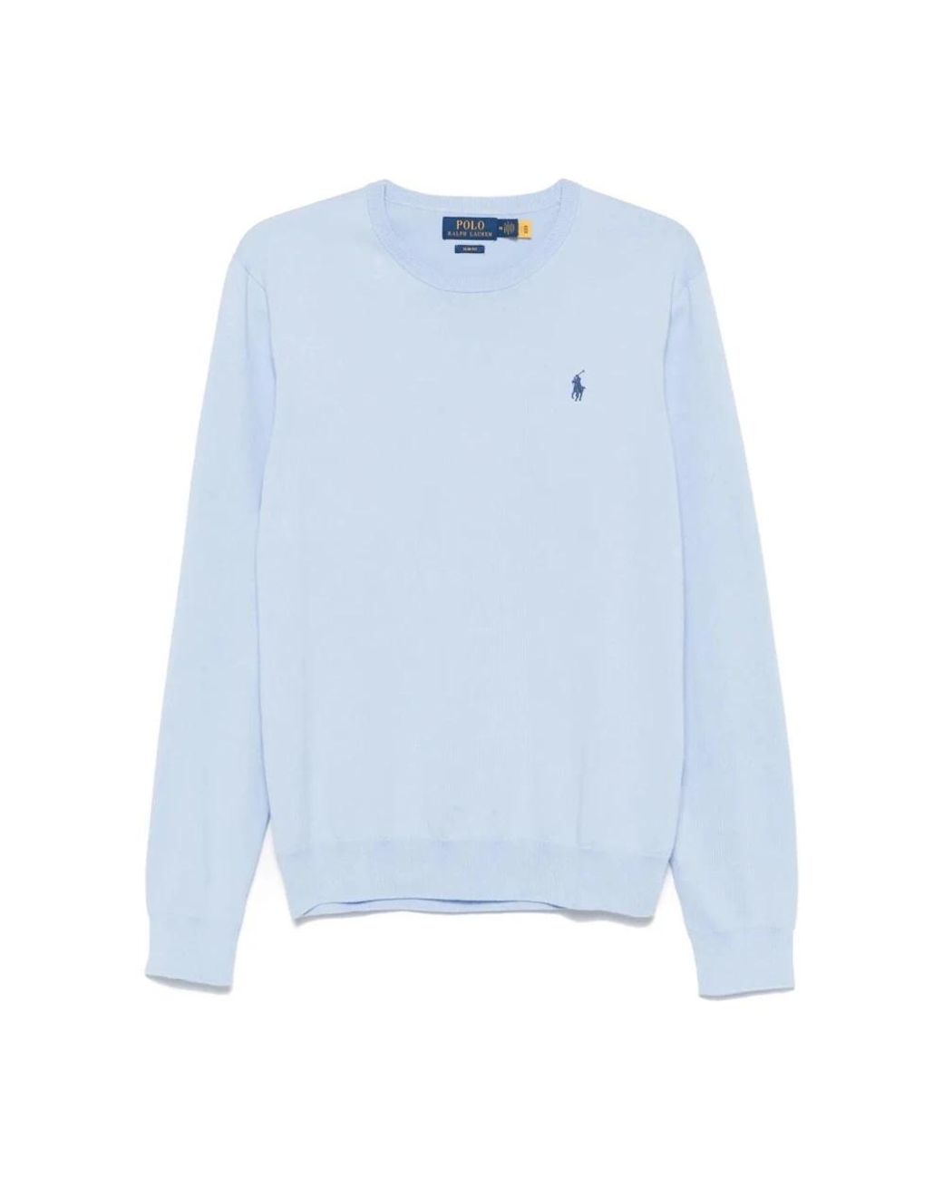 Polo Ralph Lauren Blue Round-Neck Knitwear for men
