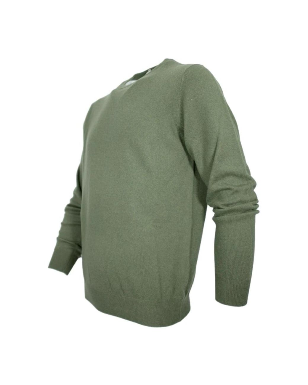 Cashmere Company Green Round-Neck Knitwear for men
