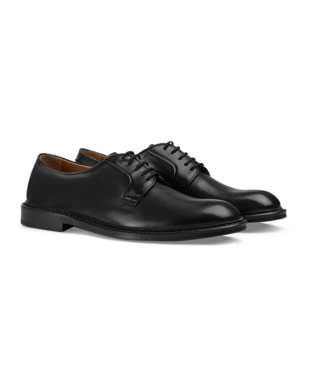 Doucal's Black Business Shoes for men