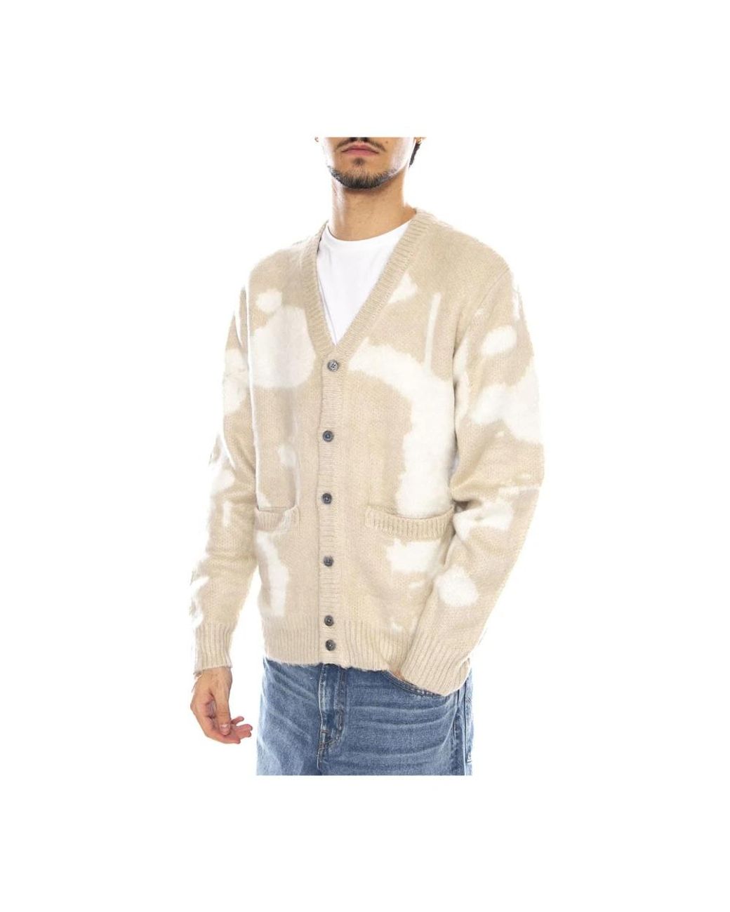 Cardigans Obey de hombre de color Natural