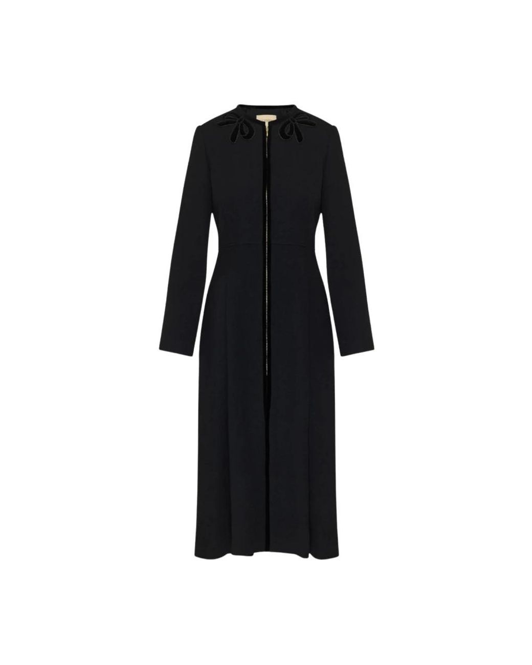 Valentino Garavani Black Single-Breasted Coats