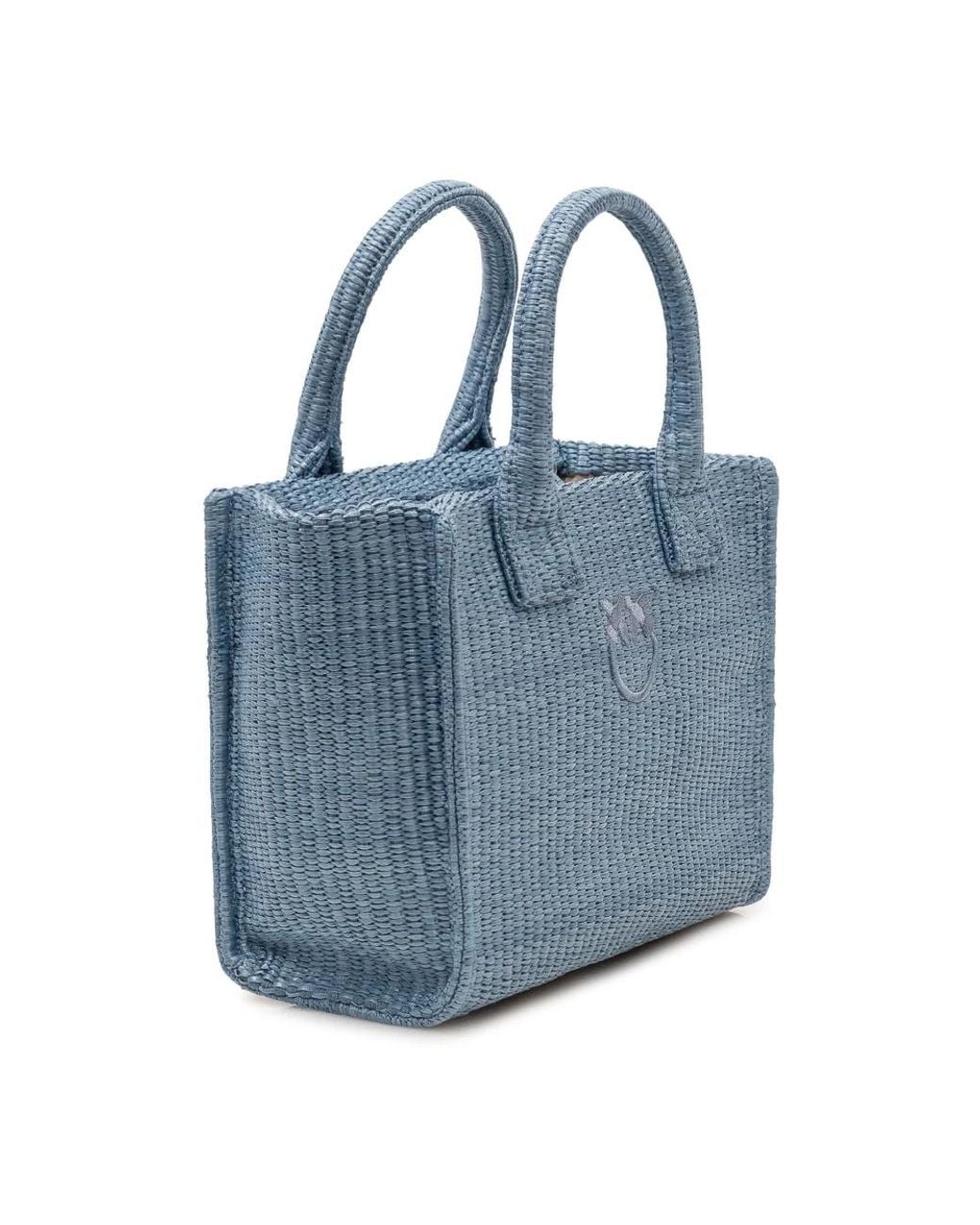Pinko Blue Tote Bags