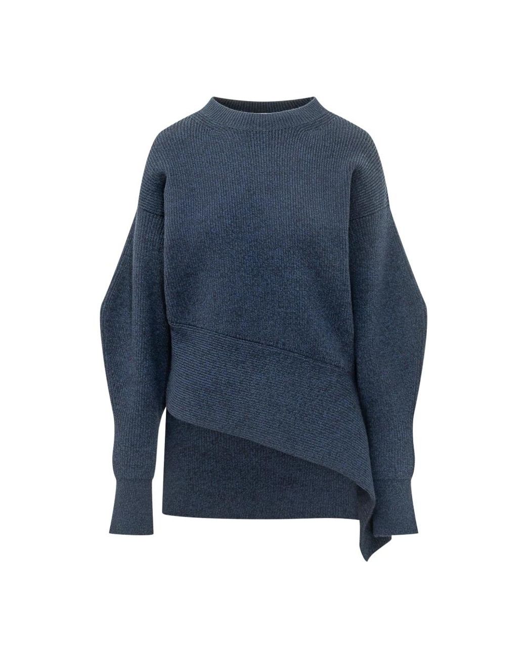 Givenchy Blue Round-Neck Knitwear